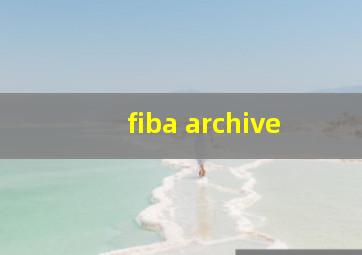 fiba archive